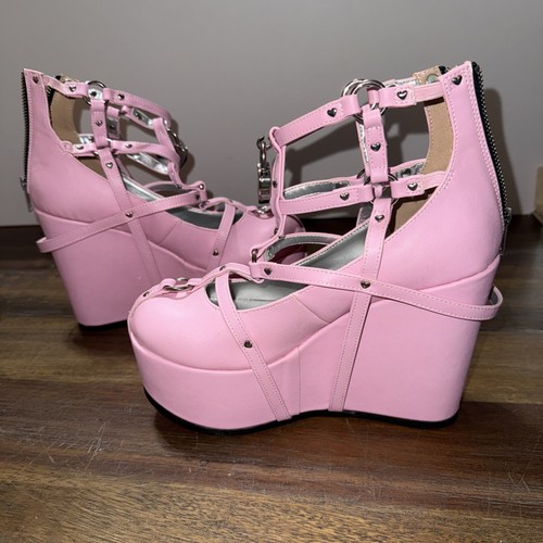 Demonia poison cage - pink, heart
