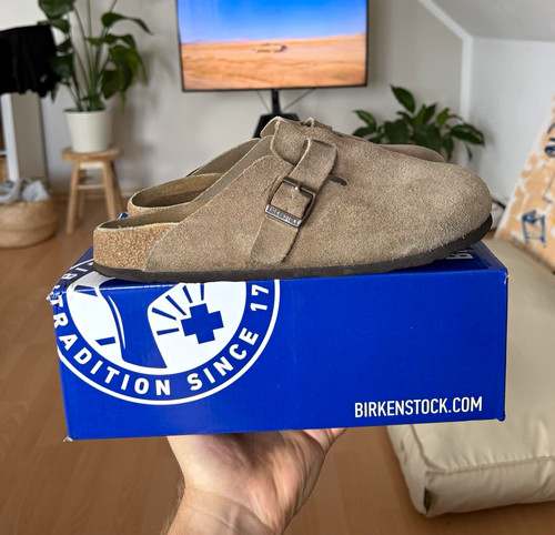 Birkenstock boston suede clogs - birkenstock,