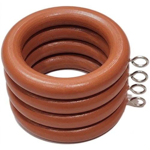 Wooden curtain rings 35mm with - 35mm,