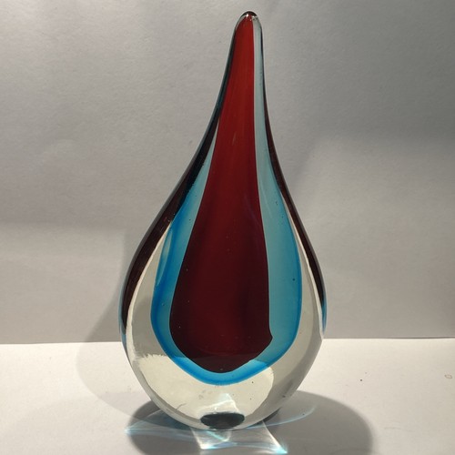 Vintage art glass - art, teardrop