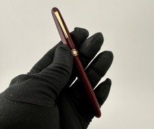 Vintage Omas Extra Bordeaux / Burgundy Resin Fountain Pen 14K Gold Nib