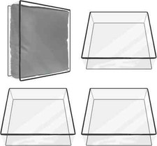 4 Pcs Plastic Sofa Seat