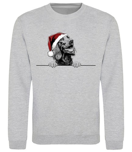 Irish setter christmas dog - christmas,
