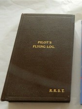 AERONAUTICA STANFORD TUCK LOG BOOK FACSIMILE  ww2 raf 