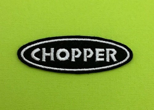 Chopper oval biker patch - oval,