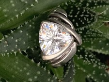 Diamonique 925 Silver Vintage