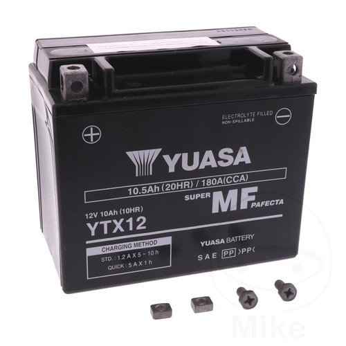 Yuasa battery ytx12 wet - ytx12,