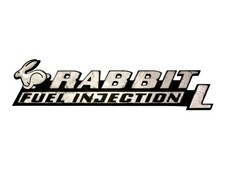 Rabbit L Fuel Injection Badge