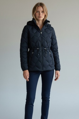 Feather down hooded - m&s, &