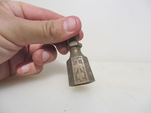 Victorian brass cistern - brass, handle