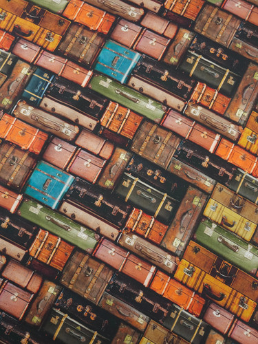 Retro luggage trunks - retro,