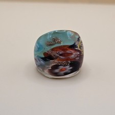 Murano Style Art Glass Dome