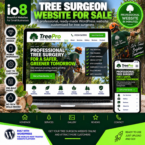 Tree surgeon website - tree,