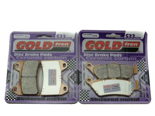 Goldfren s33 brake pads front - s33,