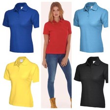 Ladies Polo Shirt 100% COTTON