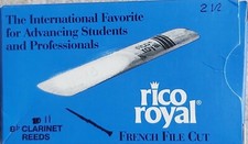 Eleven Rico Royal Strength 2.5 Bb Clarinet Reeds