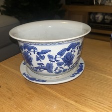 CHINESE porcelain Planter Flower Pot Jardiniere With Saucer