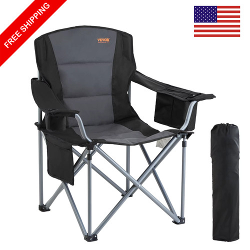 Camping chair folding padded - chair,