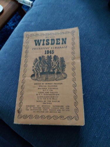Wisden cricketers almanack - wisden,