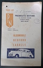 India 1940 Price List