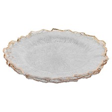 6/12 Pcs Clear Flower Charger