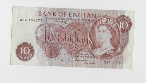 1963 bank england ten - 1963, of