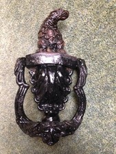 Antique Cast Griffin Door Knocker
