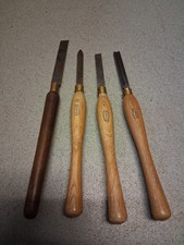 4 Wood Turning Chisels