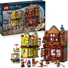 LEGO Harry Potter Quality Quidditch Supplies & Ice Cream Parlour Set with 2 Dia