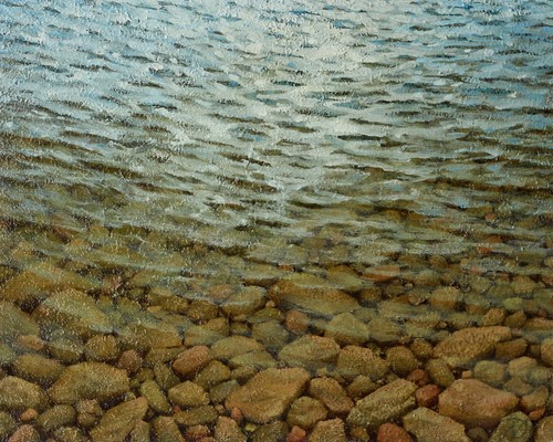 Original oil painting - oil, sea