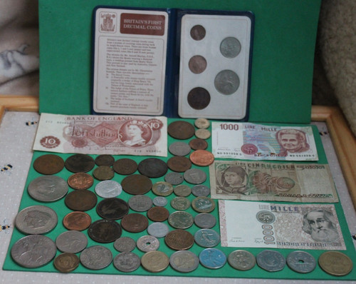 Job lot old coins - job, and