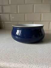 Denby Imperial Blue Large Fruit / Serving Bowl 20cm Diameter / 9cm Tall 