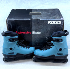 Roces - M12 LO Team Aggressive Inline Skates UK Size 7 / EU 41 / US 8 Teal VGC