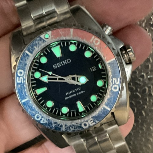 Seiko kinetic bfk - mens, blue