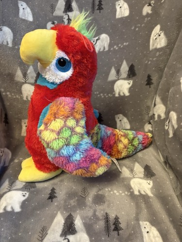 Red parrot soft - toy, 18”