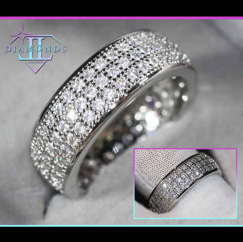 Simulated diamond ring mens - simulated,