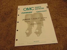 1988 Johnson Evinrude Outboard Parts Catalog Junior Colt EJR-CCM JCO-CCM 1.2 HP