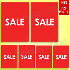   4x 'SALE' ADVERTISING