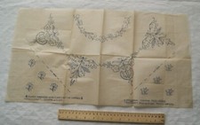 Vintage: unused iron-on transfer Briggs P621-D690 flowers