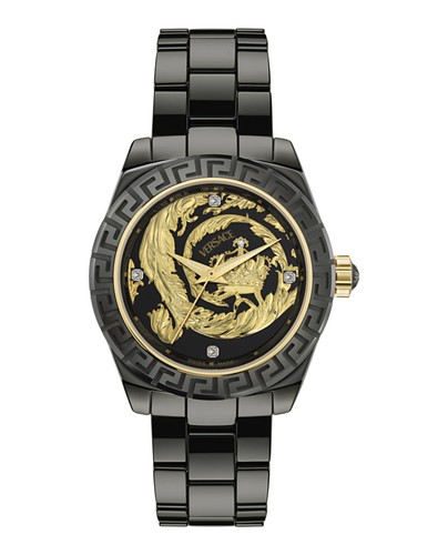 Versace womens black 40mm - versace,