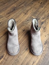 UGG  Florence Mini Women's Boots Size UK 7- Grey - Functional Lateral Zipper 