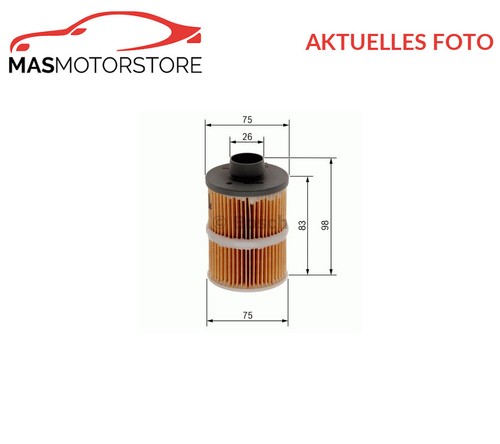 Fuel filter bosch - fuel, f