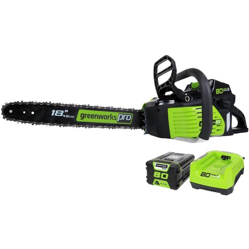 Powerful cordless chainsaw - 18",