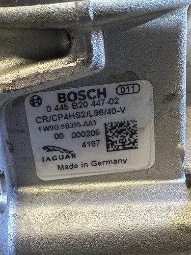 Jlr bosch high pressure - jlr,