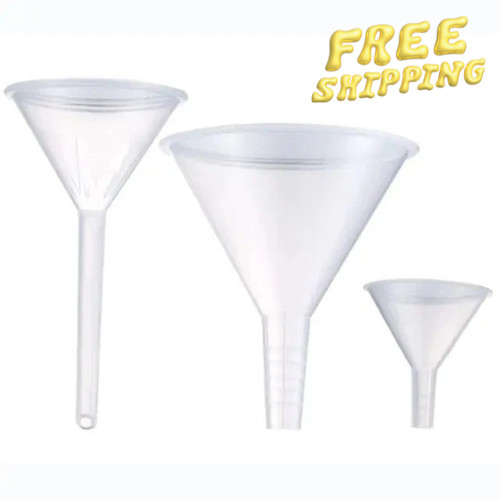 Clear plastic funnel kitchen - clear,