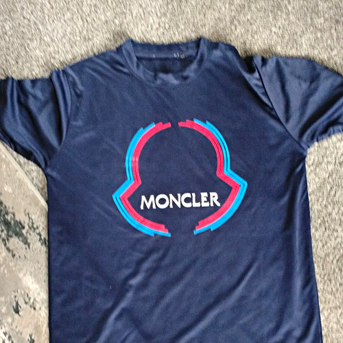 Moncler navy logo graphic - navy,