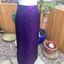Vera Mont Vintage Skirt Gorgeous Purple Gothic Steampunk Skirt