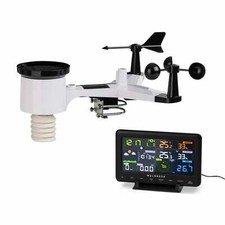 Professional Weather Station Forecast Barometer Temp LED 6-in-1 Colour WiFi App