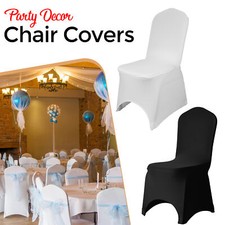 Wedding Chair Covers Arched Front Spandex Stretch Banquet Event Decor 1-150 Pack