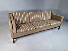 3 Seat Sofa Vintage Danish Khaki Wool Upholstery Mogensen Retro MCM EB7266 M3SS